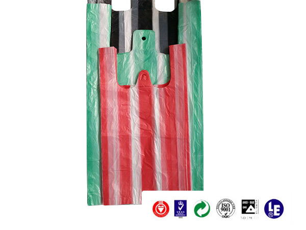 Color stripe vest bag