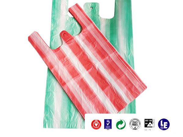 Color stripe vest bag